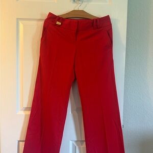 The Limited Red Wide Leg Pants
